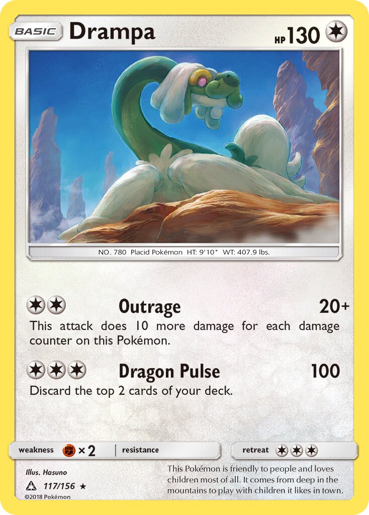 Drampa #117 – Pokemon Ultra Prism